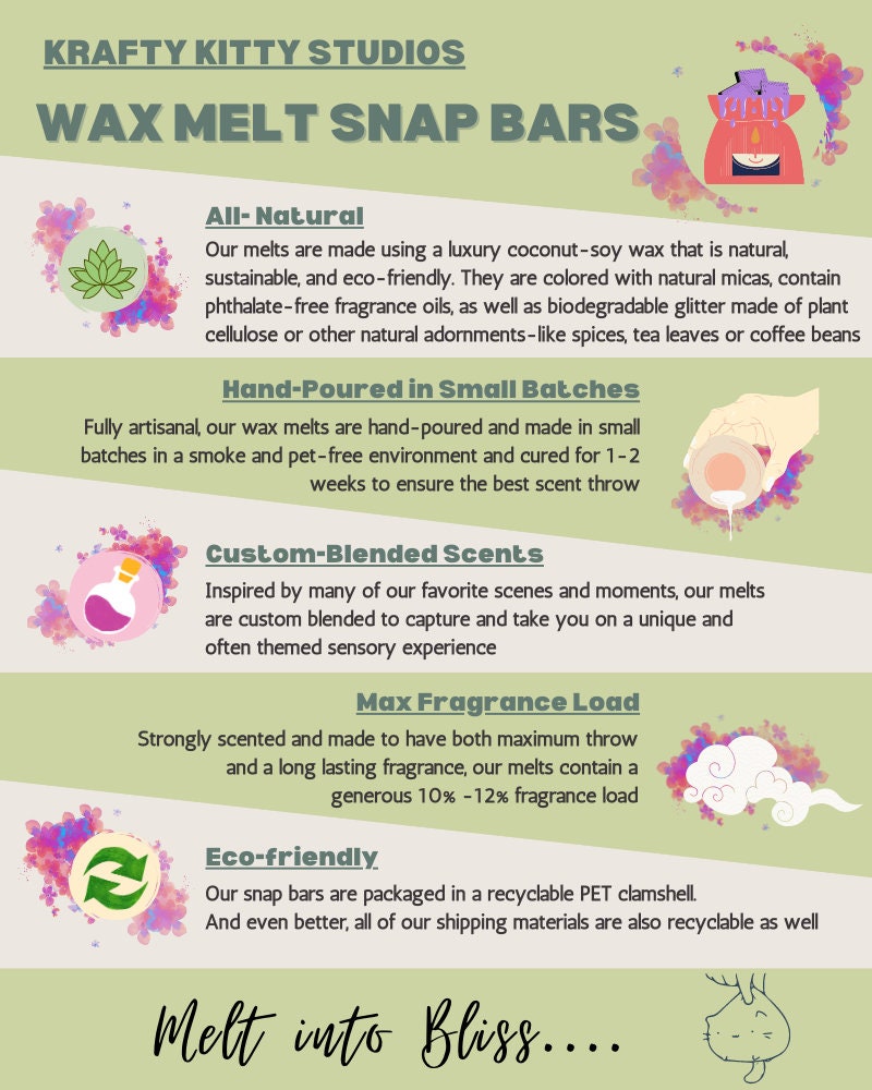 Mystic Forest Trails: Cedar, Pine, Mossy Earth, Clove & Smoky Embers | Soy Wax Melt Snap Bar