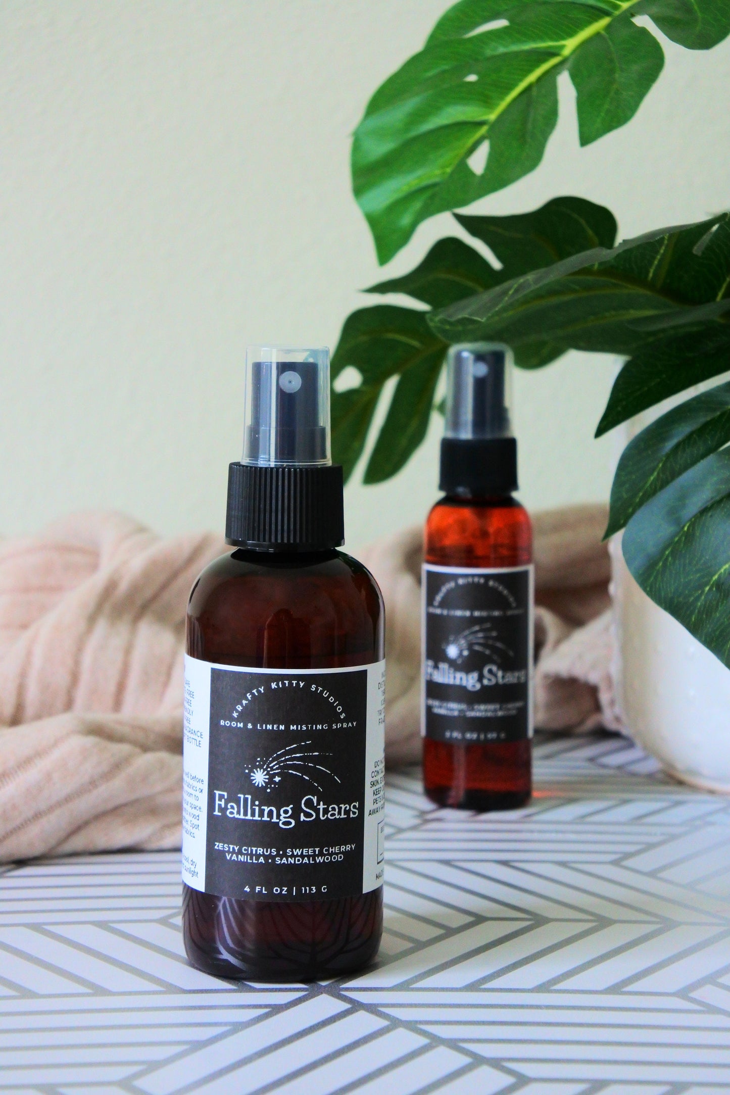 Falling Stars | Zesty Citrus, Sweet Cherry, Vanilla & Sandalwood | 2oz or 4oz Room and Linen Spray | World of Ghibli Collection