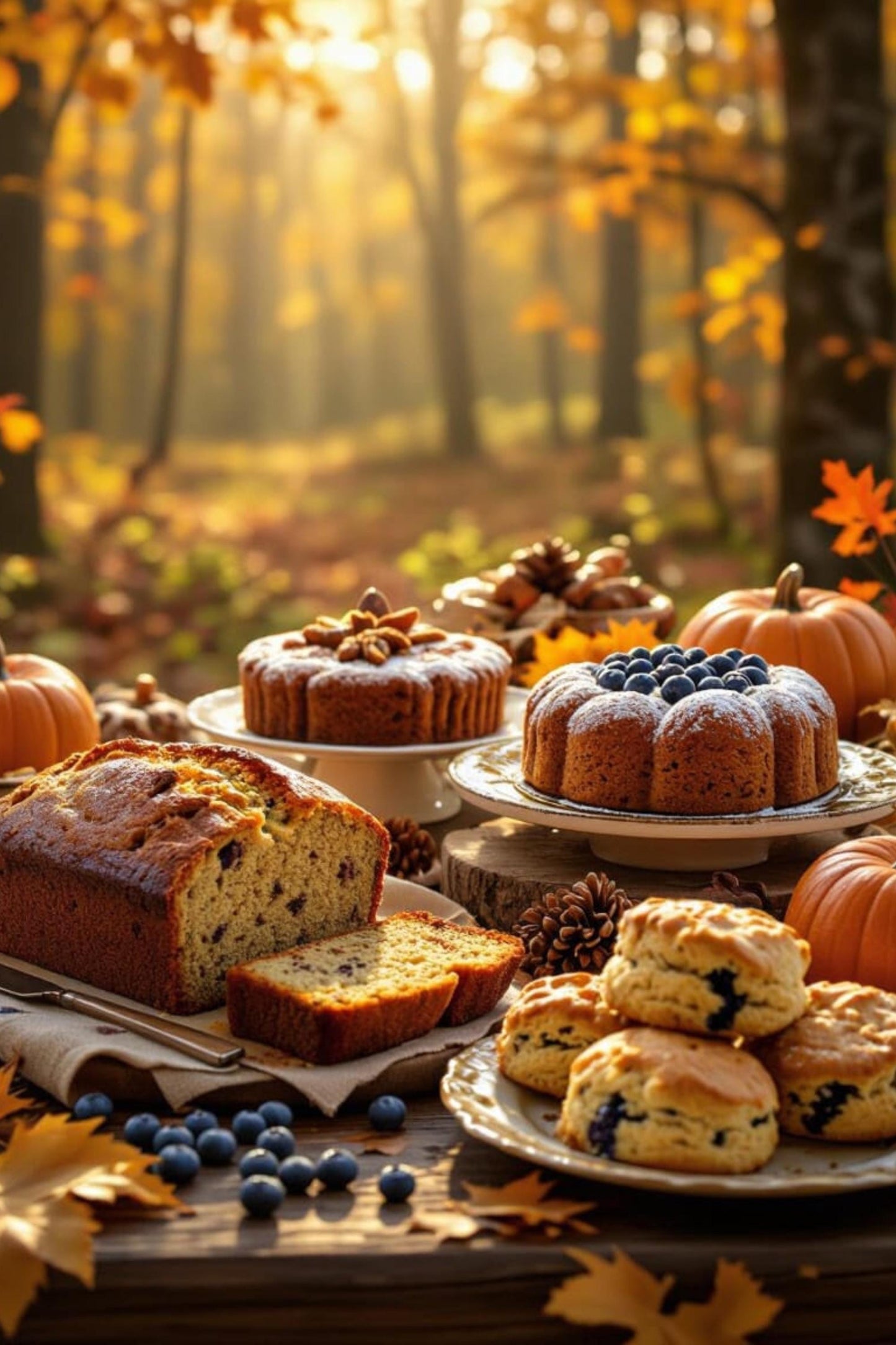 A Bewitching Bake Off | Banana Nut Bread, Spiced Maple Cakes, Blueberry Pumpkin Scones | Soy Wax Melt Snap Bar | Harvest Festival Collection