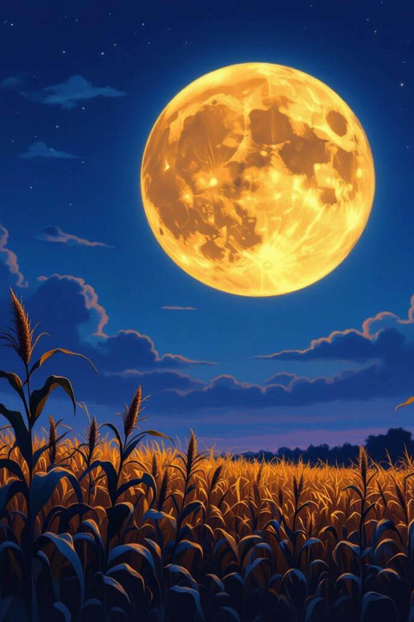 September's Corn Moon: Hay, Grass, Clover, Corn Silk, Apples, Moss & Amber