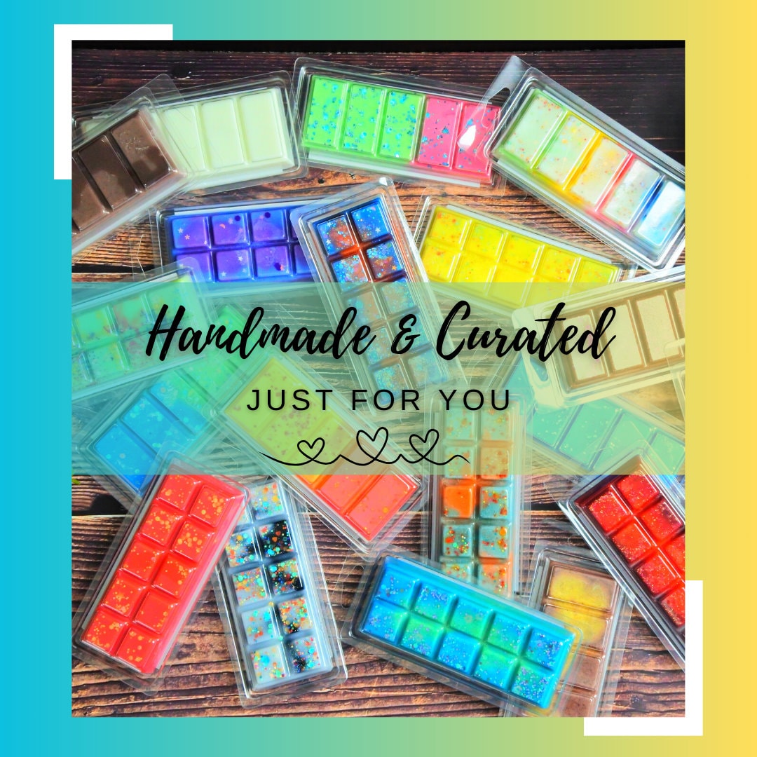 Wax Melt Mystery Box | Variety of Sizes and Scents | Natural Wax Melt Snap Bars & Scoopables