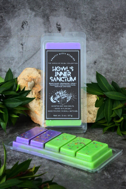 Howl’s Inner Sanctum | Fresh Berries + Zesty Citrus + Tropical Fruit + Herbs + Musk & Tonka | Natural Soy Wax Melt Snap Bar