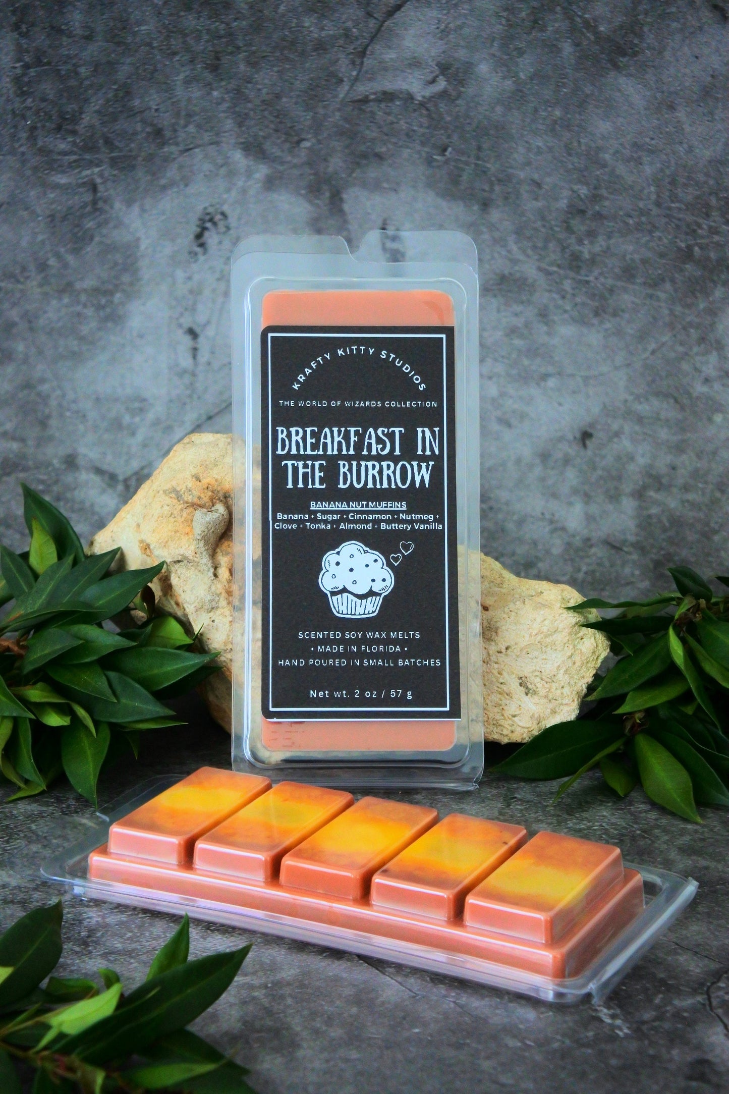 Breakfast in the Burrow: Banana, Sugar, Spices, Tonka, Almond, Buttery Vanilla | Soy Wax Melt