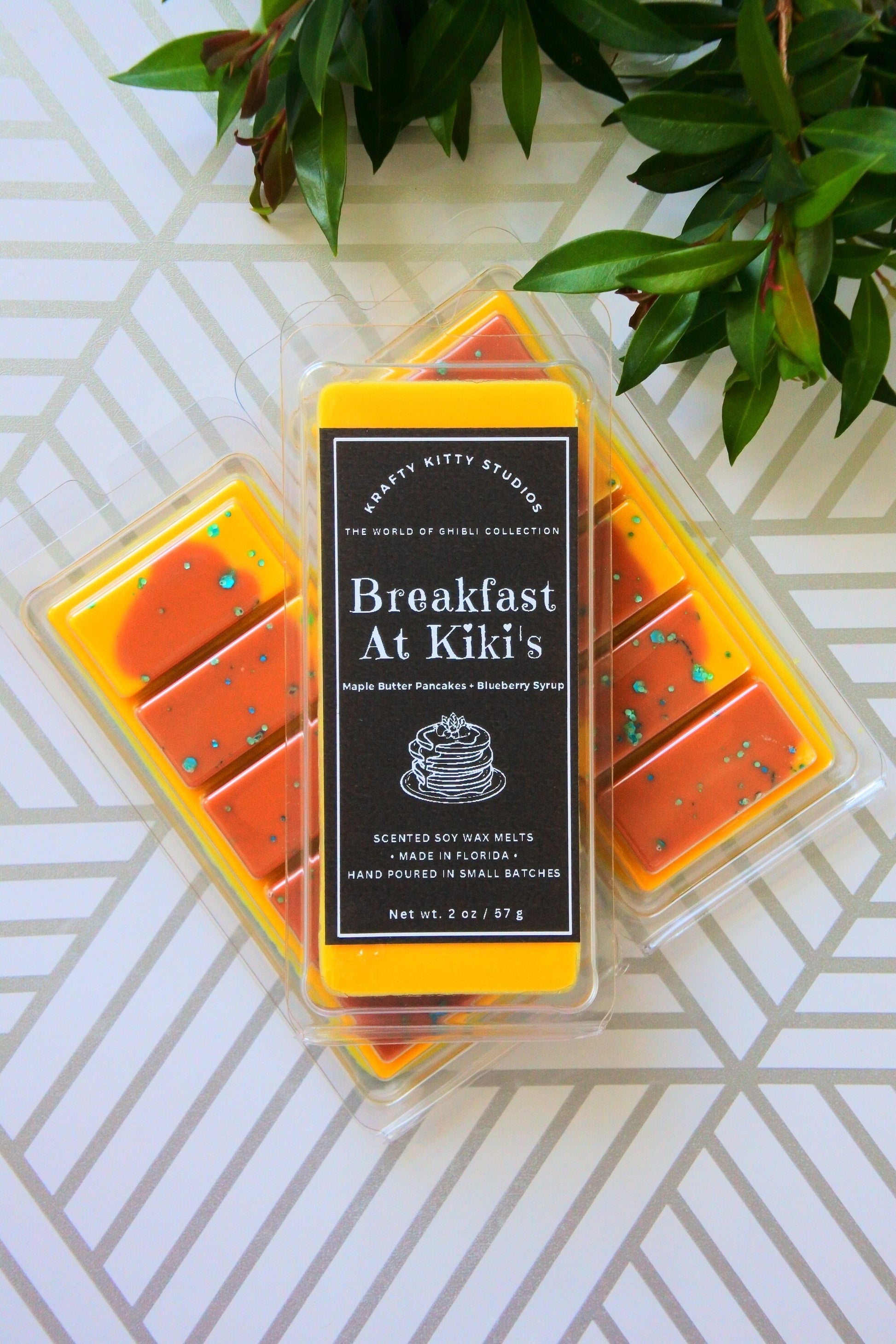 Breakfast at Kiki’s | Warm Blueberry Pancakes + Buttery Maple Syrup | Natural Soy Wax Melt Snap Bar