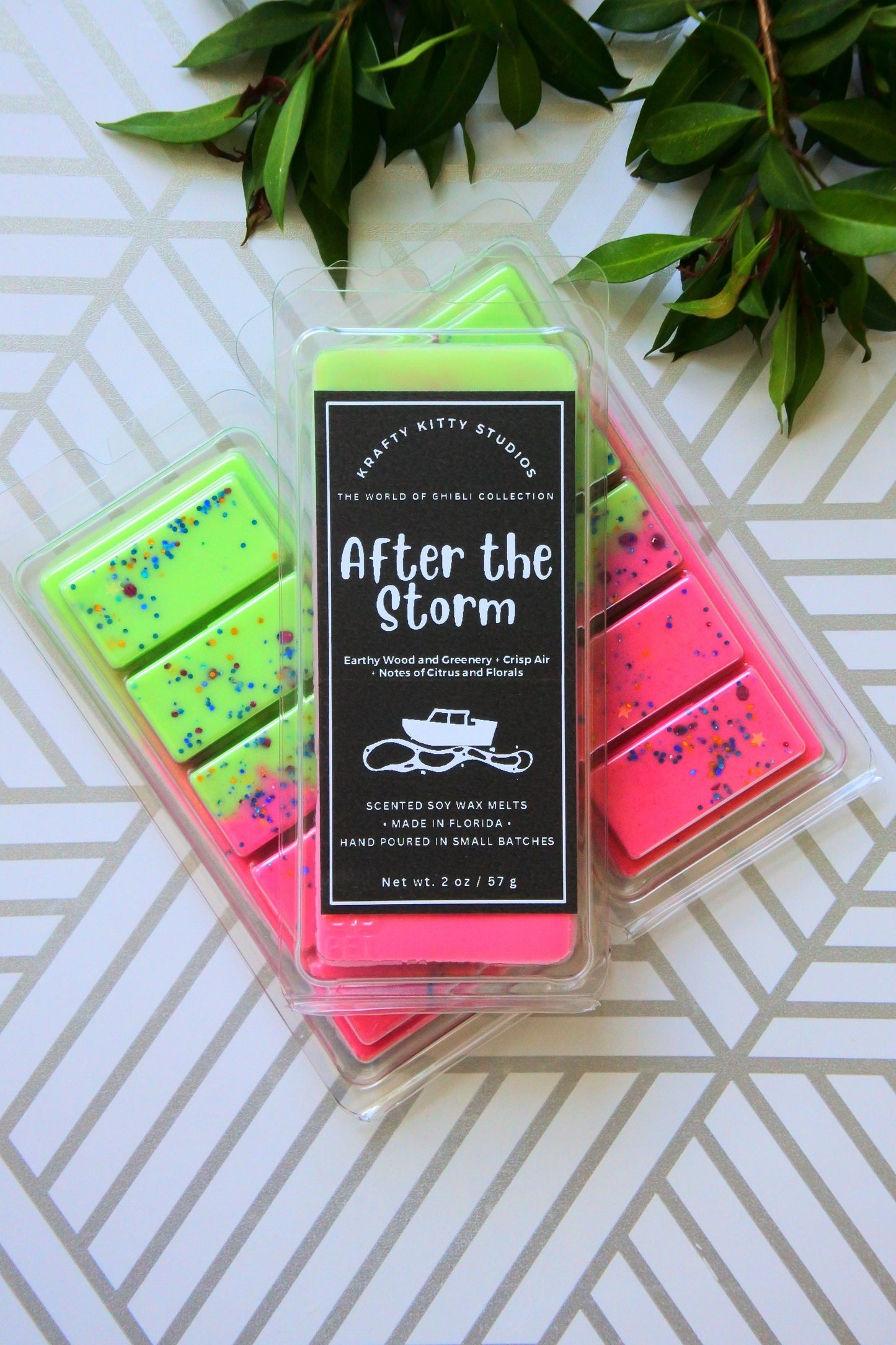 After The Storm | Earthy Wood + Fresh Greenery + Crisp Air + Notes of Citrus & Florals | Natural Soy Wax Melt Snap Bar