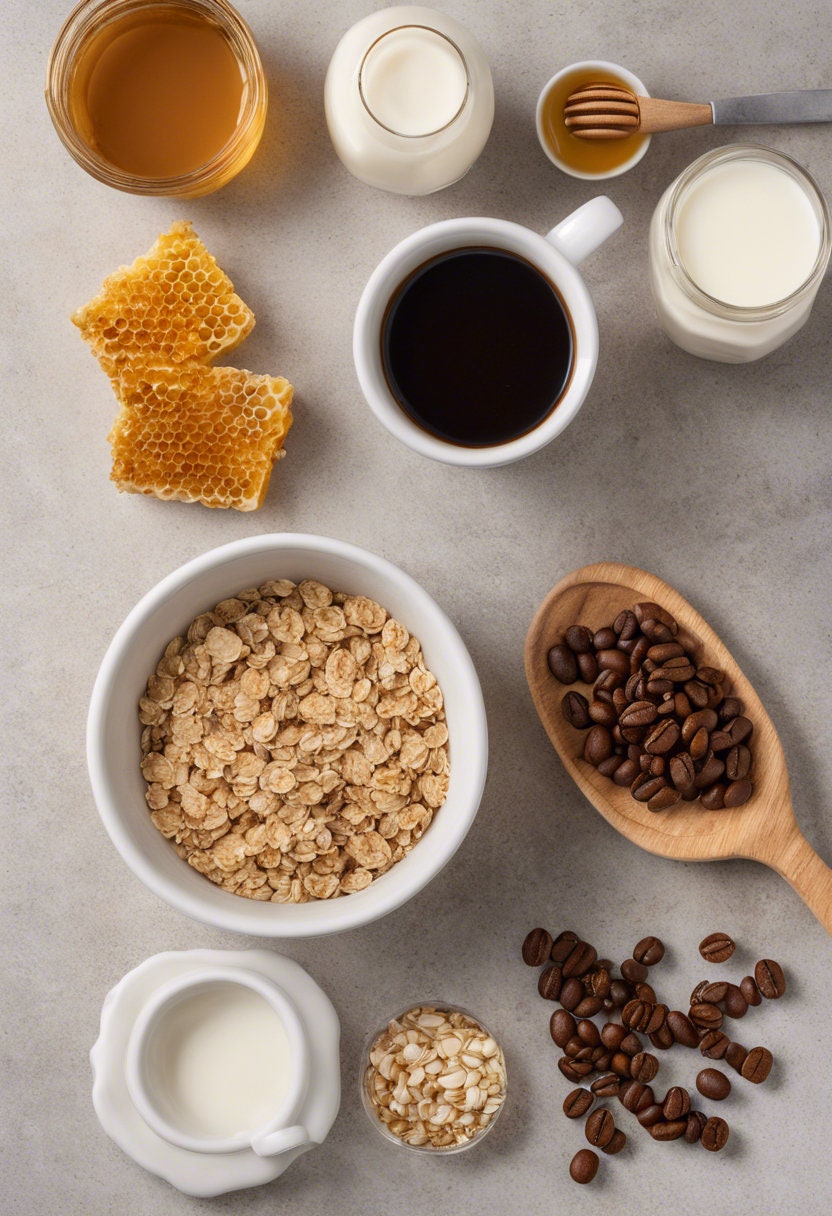 Lattes at La Soleil | Caffé Latte with Oat Milk & Golden Honey | Natural Soy Wax Melt Snap Bar | Coffeehouse Collection