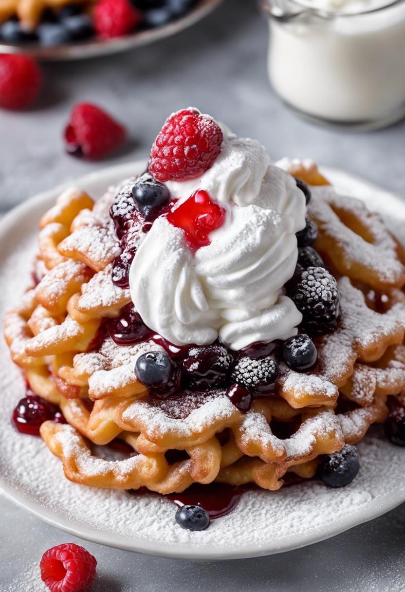 You Put the FUN in Funnel Cake | Funnel Cake, Berries, Citrus, Whip Cream, Sugar | Natural Soy Wax Melt Snap Bar | Have Your Cake Collection