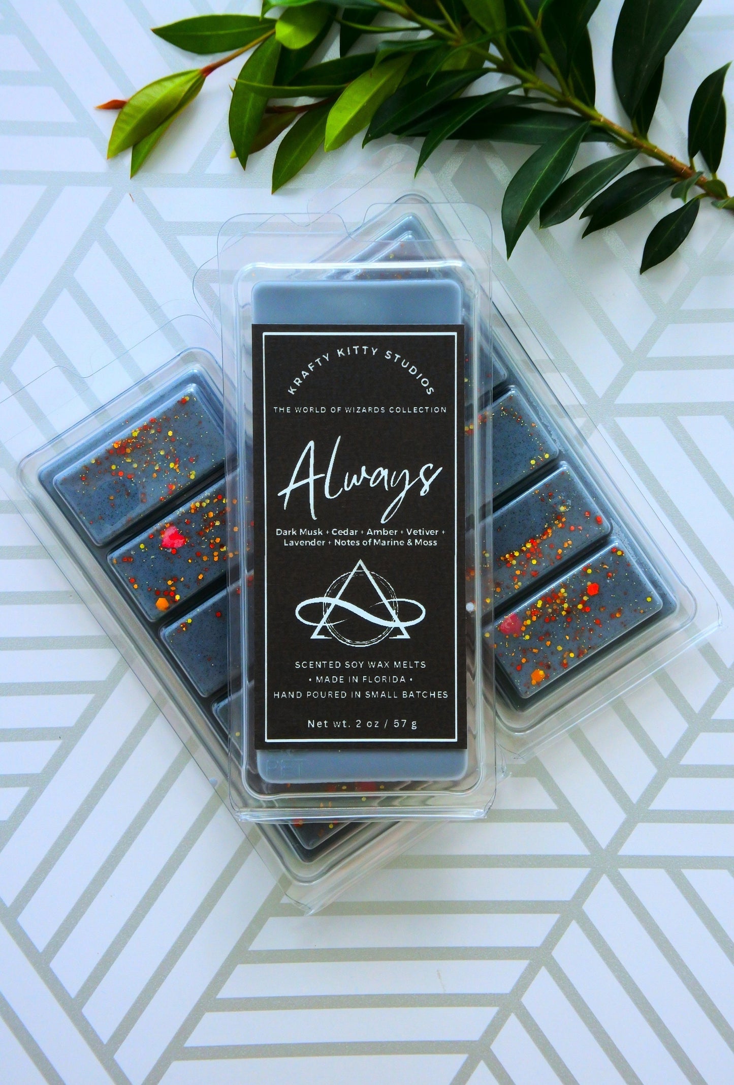 Always: Dark Musk, Cedar, Amber, Vetiver, Lavender, Marine & Moss | Soy Wax Melt