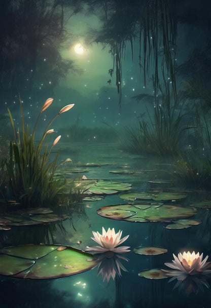 Melodies of the Night: Clear Water, Night Air, Florals, Cedar, Sage, Cypress, Moss & Greenery | Soy Wax Melt