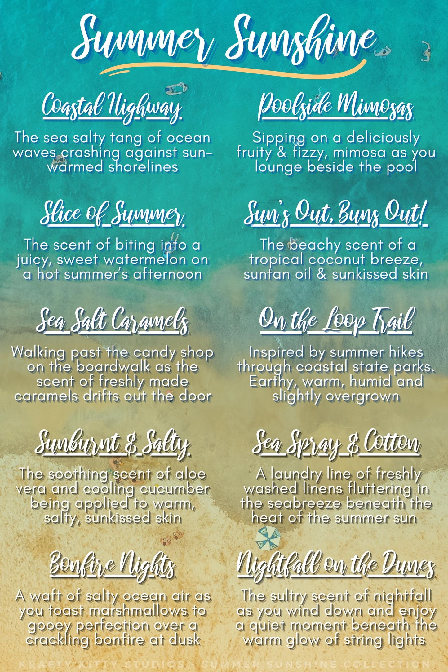 Sea Salt Caramels | Buttery Vanilla Caramels + Hints of Chocolate & Sea Salt | Natural Soy Wax Melt Snap Bar | Summer Sunshine Collection