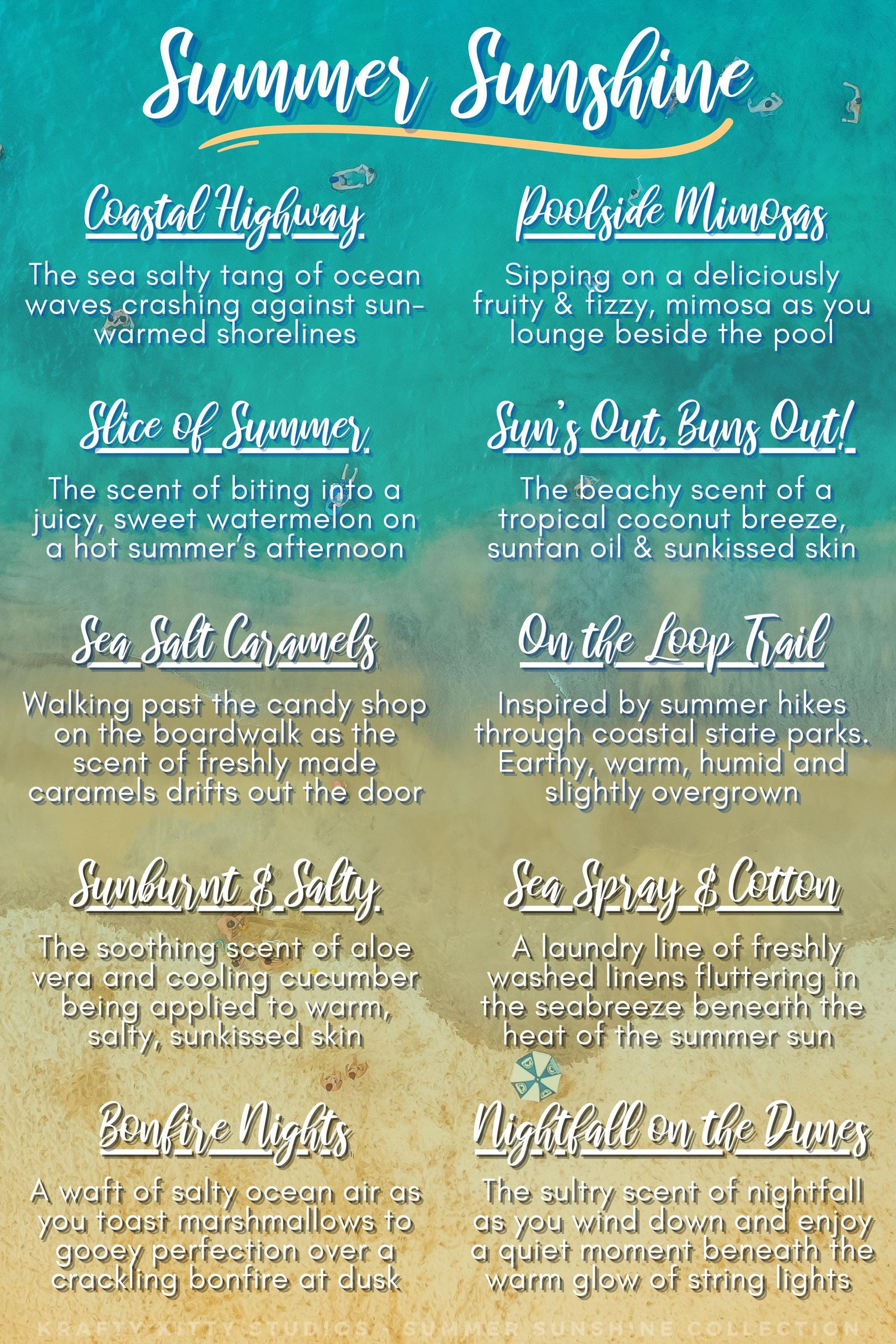 Sea Salt Caramels | Buttery Vanilla Caramels + Hints of Chocolate & Sea Salt | Natural Soy Wax Melt Snap Bar | Summer Sunshine Collection