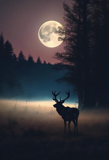 Buck Moon | Musk, Oakmoss, Lavender, Amber, Black Violets, Sage & Citrus | Natural Soy Wax Melt Snap Bar | Full Moon Collection