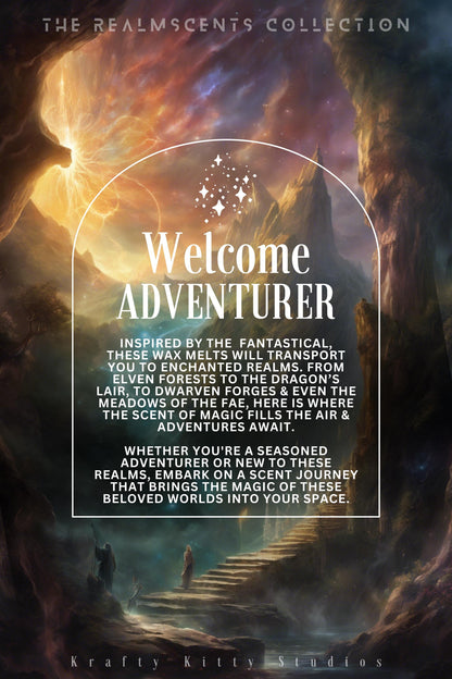 The Bad Lands | Ozone + Oakmoss + Earthy Saffron + Dark Musk + Amber & Florals | Natural Soy Wax Melt Snap Bar | Realmscents Collection