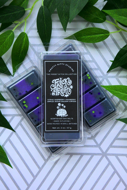 Trick or Treat: Citrus, Raspberry, Cranberry Apples, Sugar, Balsam & Spice | Soy Wax Melt