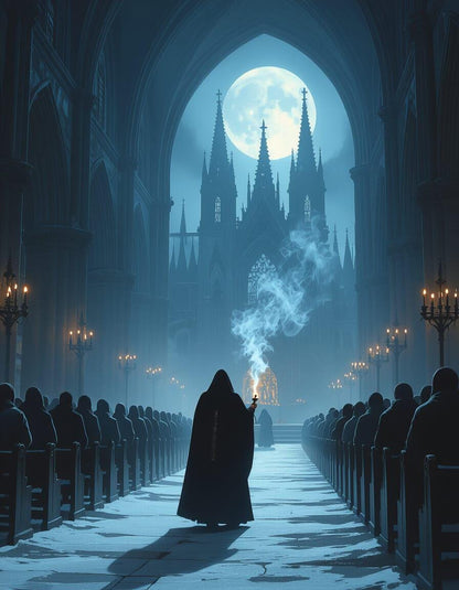 Midnight Mass: Resinous Frankincense, Myrrh, Hints of Oud, Smoke & Citrus | Soy Wax Melt Snap Bar | Dark Christmas