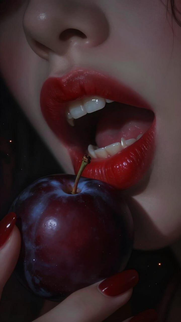 Bite Marks: Red Plums, Black Cherries, Orange Peel, Cedar & Cinnamon | Soy Wax Melt | After Dark Valentine's Collection