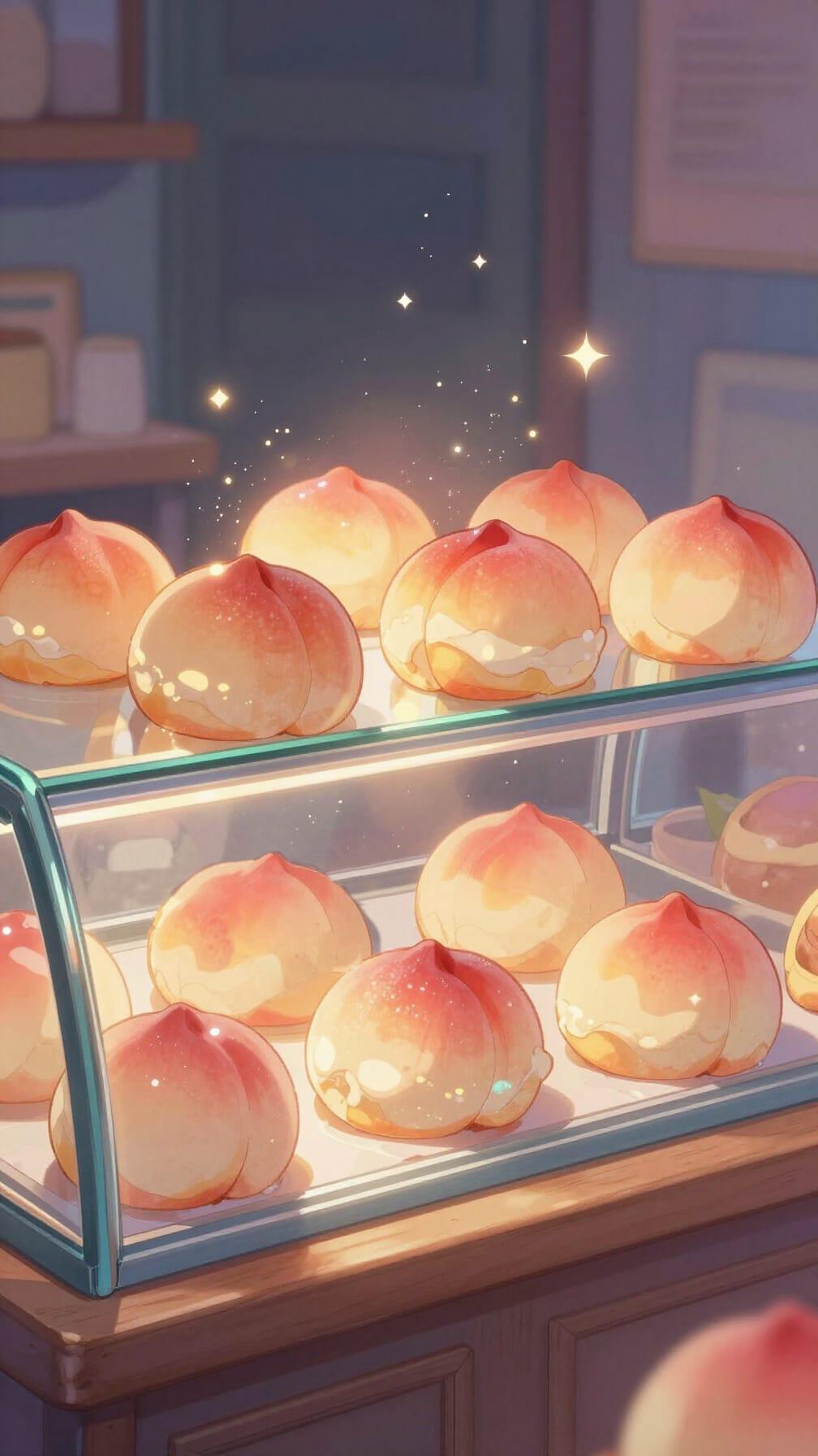 Spirited Peach Buns: Sweet Buns, Peach Filling, Hints of Vanilla, Cinnamon & Almond | Soy Wax Melt Snap Bar