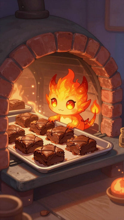 Fire Kissed Brownies: Rich Chocolate Brownies, Hints of Spice & Firewood Embers | Soy Wax Melt Snap Bar