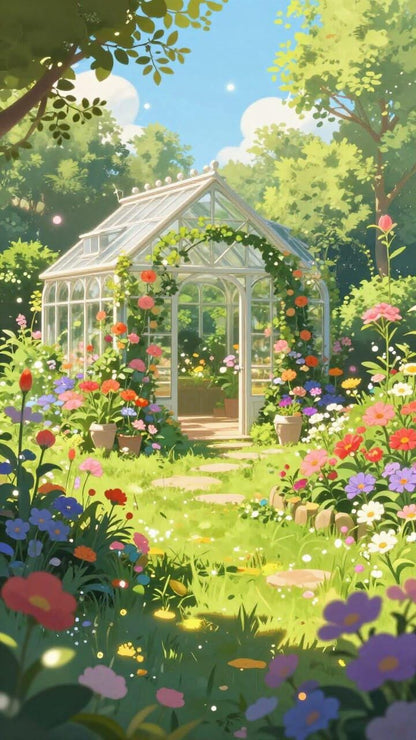 Sophie’s Secret Garden: Daisies, Marigolds, Daffodils, Poppies, Strawberries & Earthy Greenery | Natural Soy Wax Melt Snap Bar