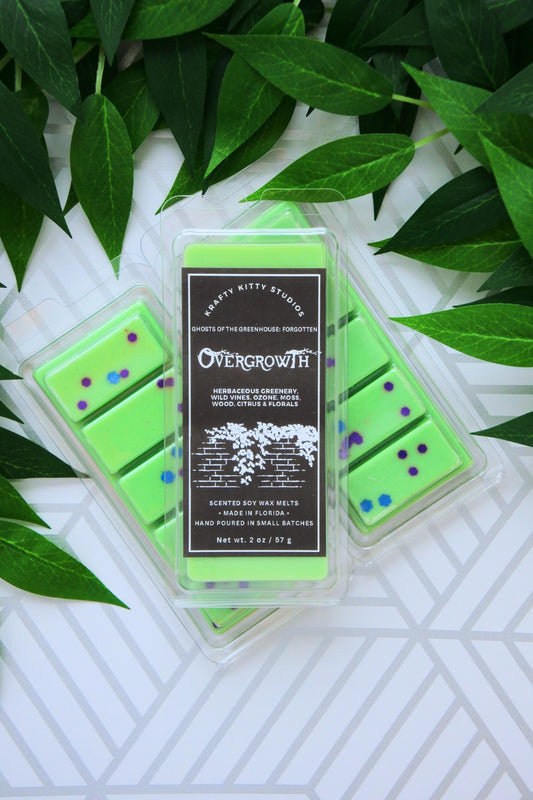 Toxic Jungle | Herbaceous Greenery + Mossy Woods + Ozone + Citrus + Florals + Hints of Marine, Violet, Apple & Musk | Soy Wax Melt Snap Bar
