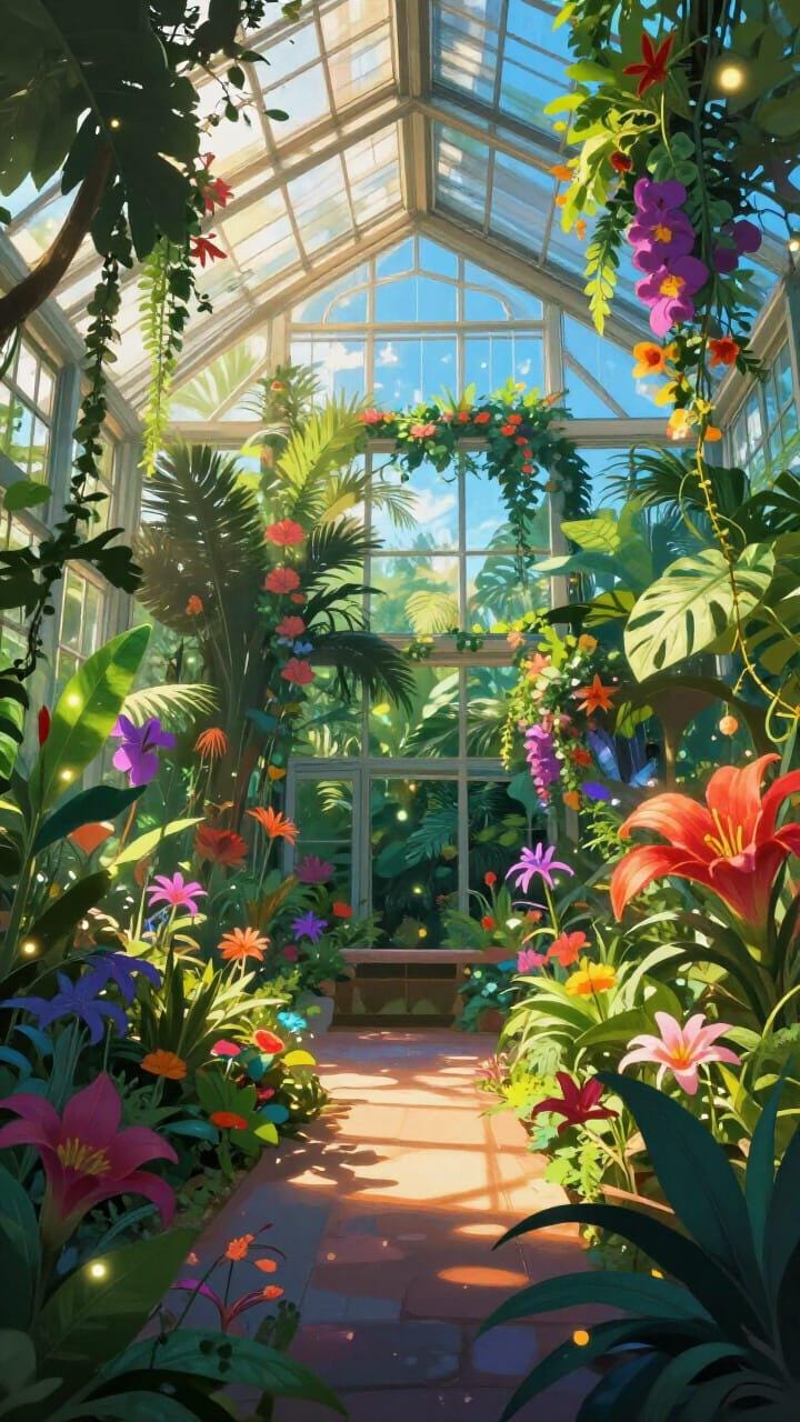 Garden in the Sky: Lush Tropical Botanicals, Earthy Green Leaves, Ozone & Salty Ocean Air | Soy Wax Melt