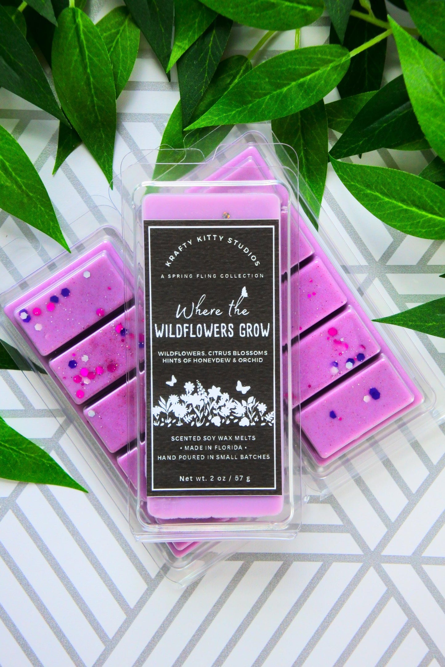 Where the Wildflowers Grow: Wildflowers, Citrus Blossoms, Hints of Honeydew & Orchid | Soy Wax Melt