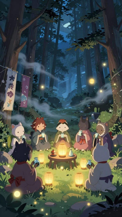 Madara’s Sake Party: Ethereal Woods, Night Sake, Mystical Red Currants | Soy Wax Melt Snap Bar