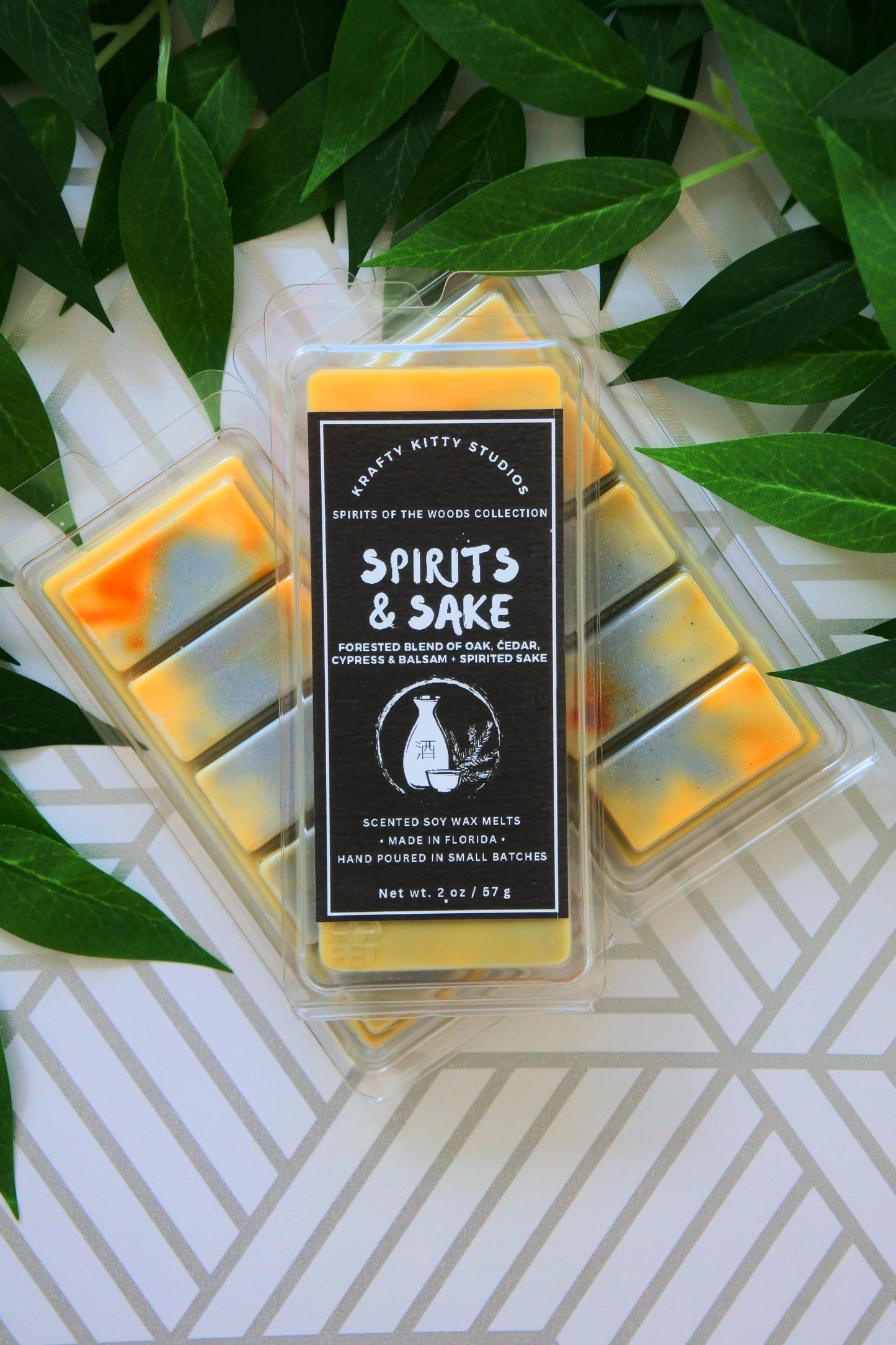 Madara’s Sake Party: Ethereal Woods, Night Sake, Mystical Red Currants | Soy Wax Melt Snap Bar