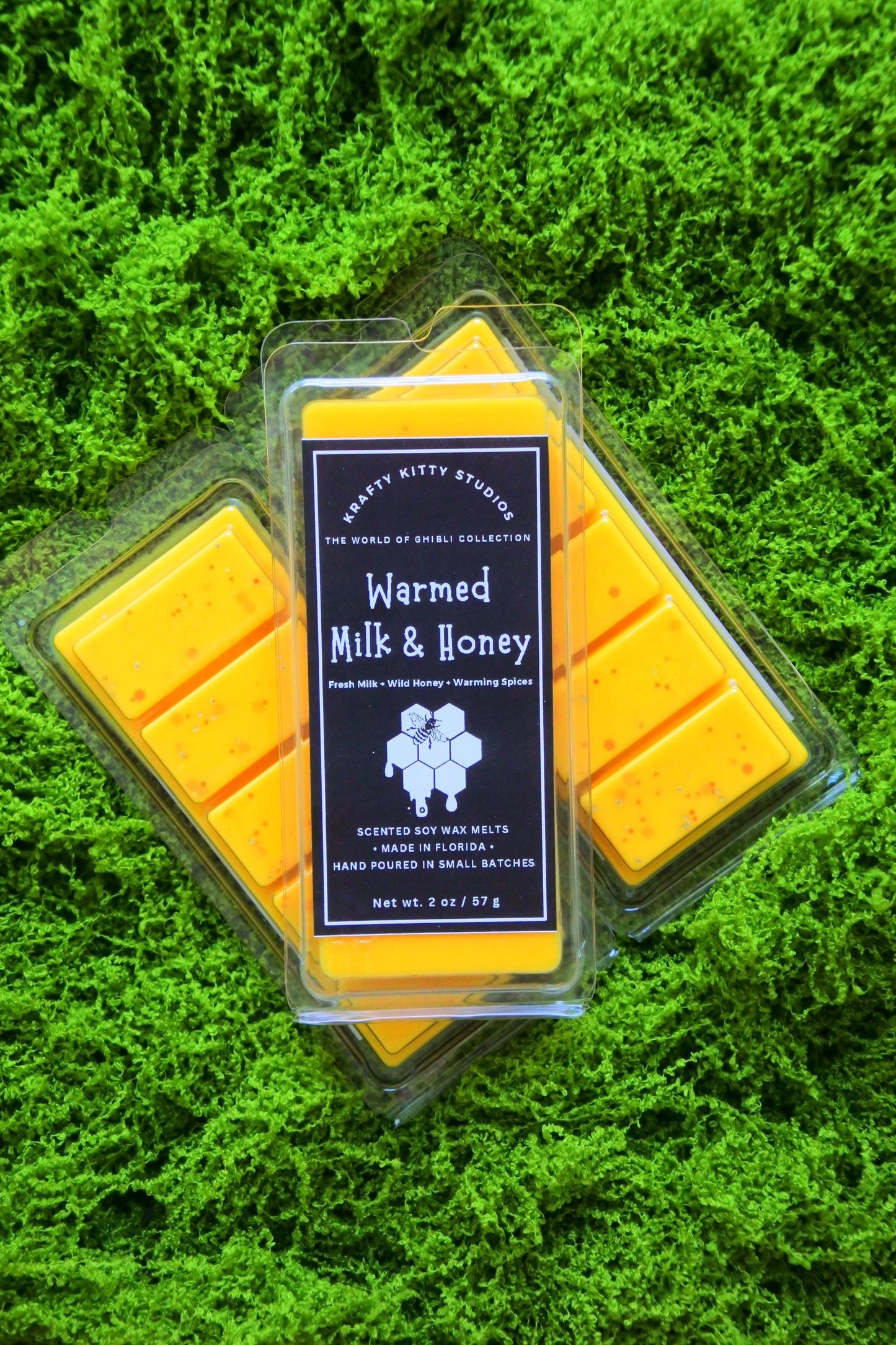 Warmed Milk & Honey: Fresh Milk, Wild Honey, Hints of Spices | Soy Wax Melt Snap Bar