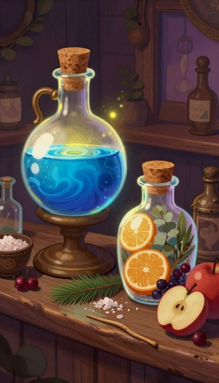 A Tincture for Wandering Thoughts: Ozone, Citrus, Apple, Sage, Juniper, Sea Salt, Eucalyptus, Patchouli | Soy Wax Melt | Midnight Apothecary