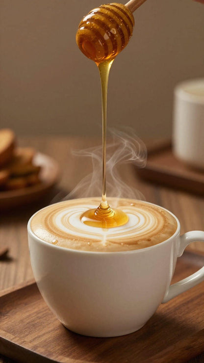 Café Miel: Freshly Brewed Coffee Sweetened with Golden Honey | Soy Wax Melt Snap Bar
