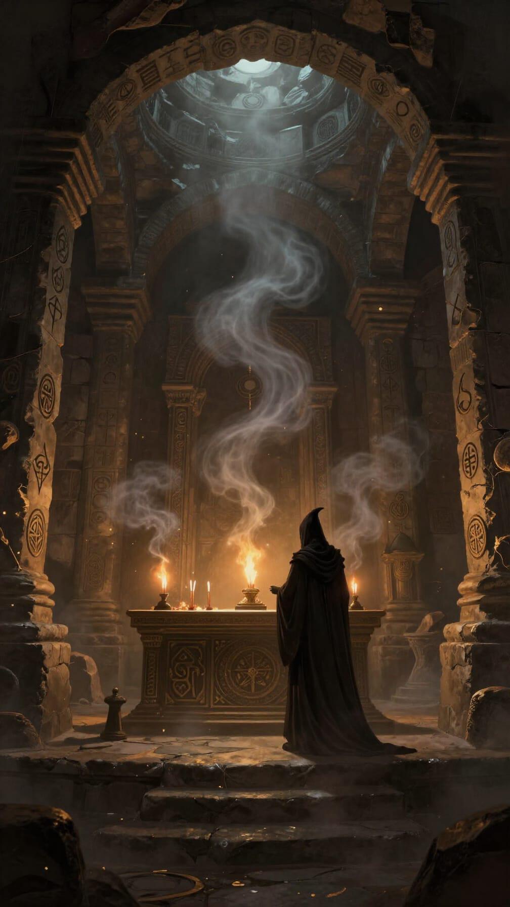 Incense for the Unhallowed: Incense, Tobacco, Clove, Oud, Smoke, Leather, Myrrh, Amber | Soy Wax Melt | Spellcaster Collection