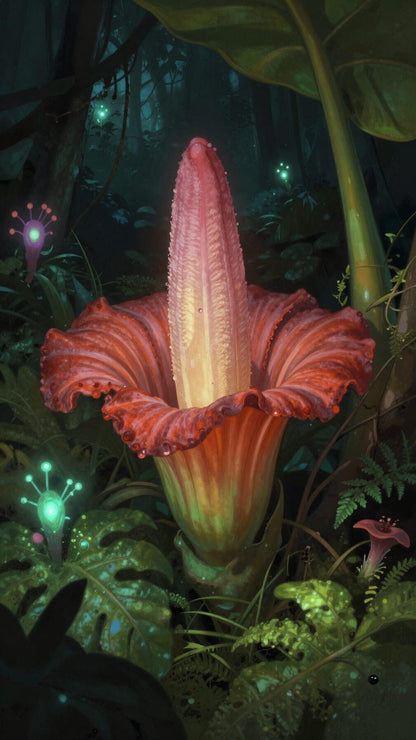 Corpse Flower: Dark Florals, Bitter Fruit, Oud, Wet Earth, Patchouli, Cedar | Soy Wax Melt | Spellcaster Collection