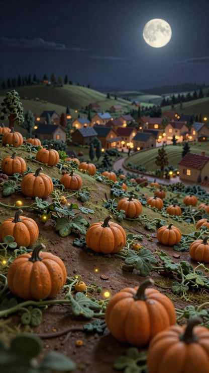 Beneath the Pumpkin Moon: Sugar Pumpkins, Warm Spices, Vanilla & Buttery Biscuits | Soy Wax Melt Snap Bar | Autumn/Fall Collection